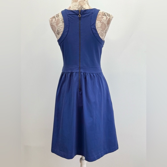 CYNTHIA ROWLEY Blue V-Neck Sleeveless Sundress size M - Picture 7 of 13